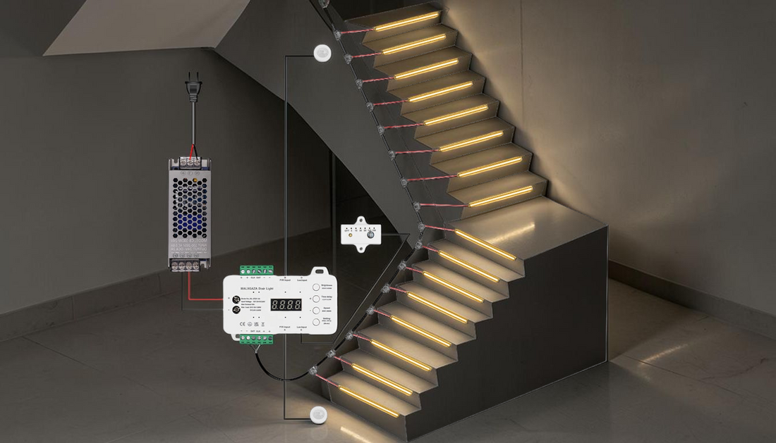 Complete Stair Step Light Setup: Sensor & Smart Control Guide