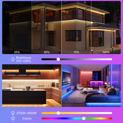 Tuya WiFi Bluetooth LED Controller ¨C App Control via Tuya Smart and Smart Life