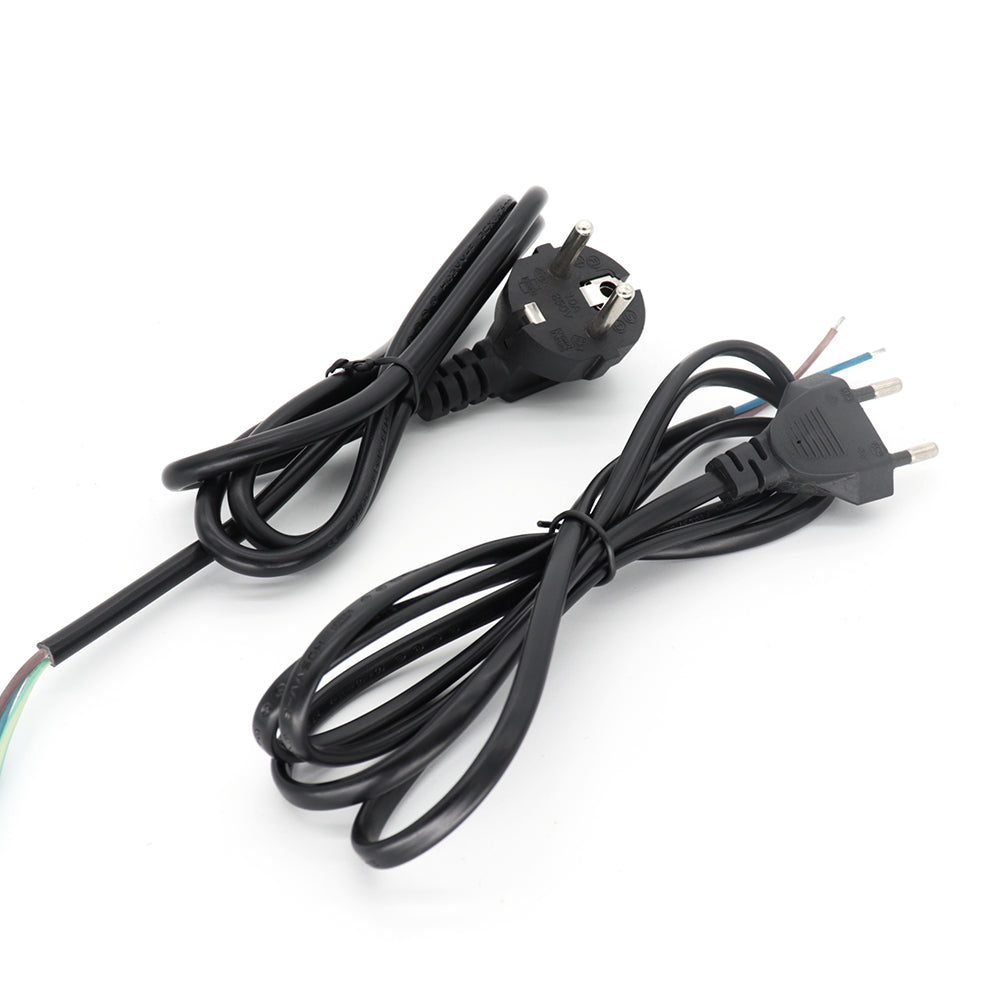 EU US UK AU Plug Power Supply Wire for Transformer Adapter Extension Cords 1.2M 20AWG Power Supply Cords Cable
