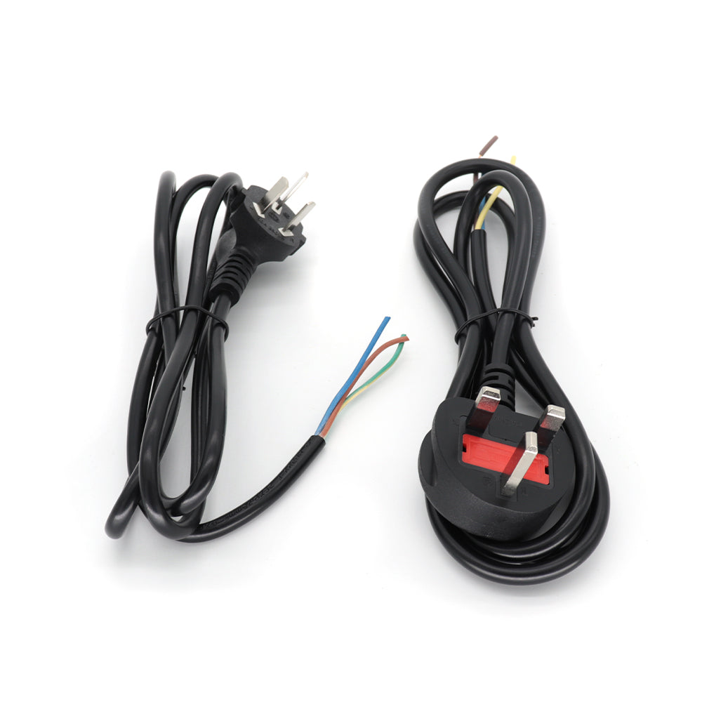EU US UK AU Plug Power Supply Wire for Transformer Adapter Extension Cords 1.2M 20AWG Power Supply Cords Cable