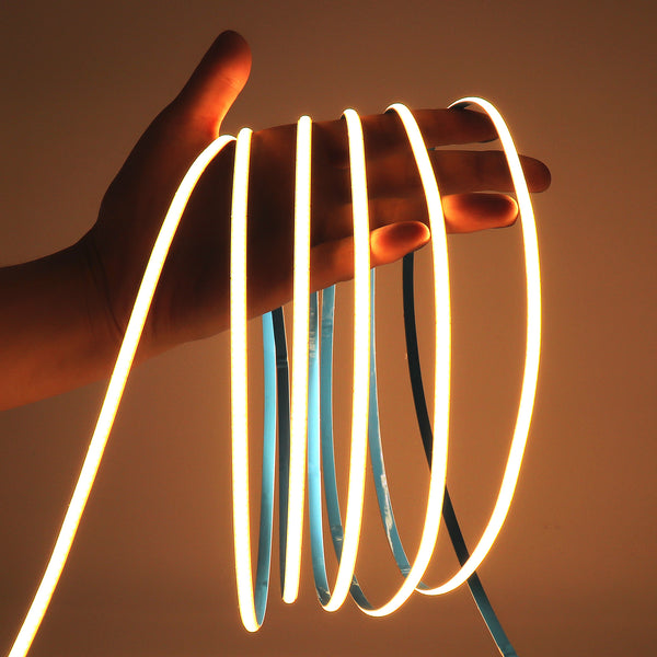 COB LED Strip Light 3mm 5mm 8mm 10mm 9 Colors 12V 24V PWM KLA-FOB-COB - MALIIGAZA