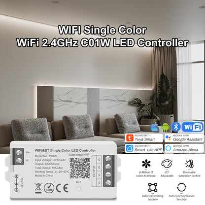 MALIIGAZA smart LED controller product overview WiFi Bluetooth RF control