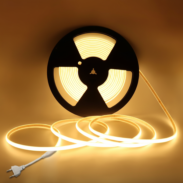 AC 110V 230V High Voltage COB LED Strip IP67 480 LEDs 50m No Voltage Drop FOB-COB-480-AC - MALIIGAZA