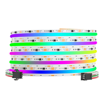 MALIIGAZA SPI RGB COB LED strip with WS2811 addressable control