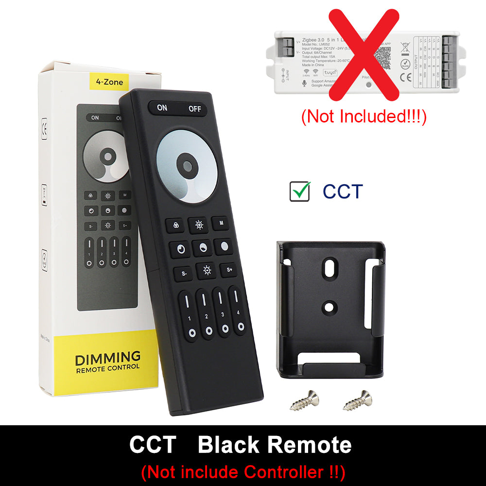 CCT tunable white LED controller black finish WiFi Bluetooth