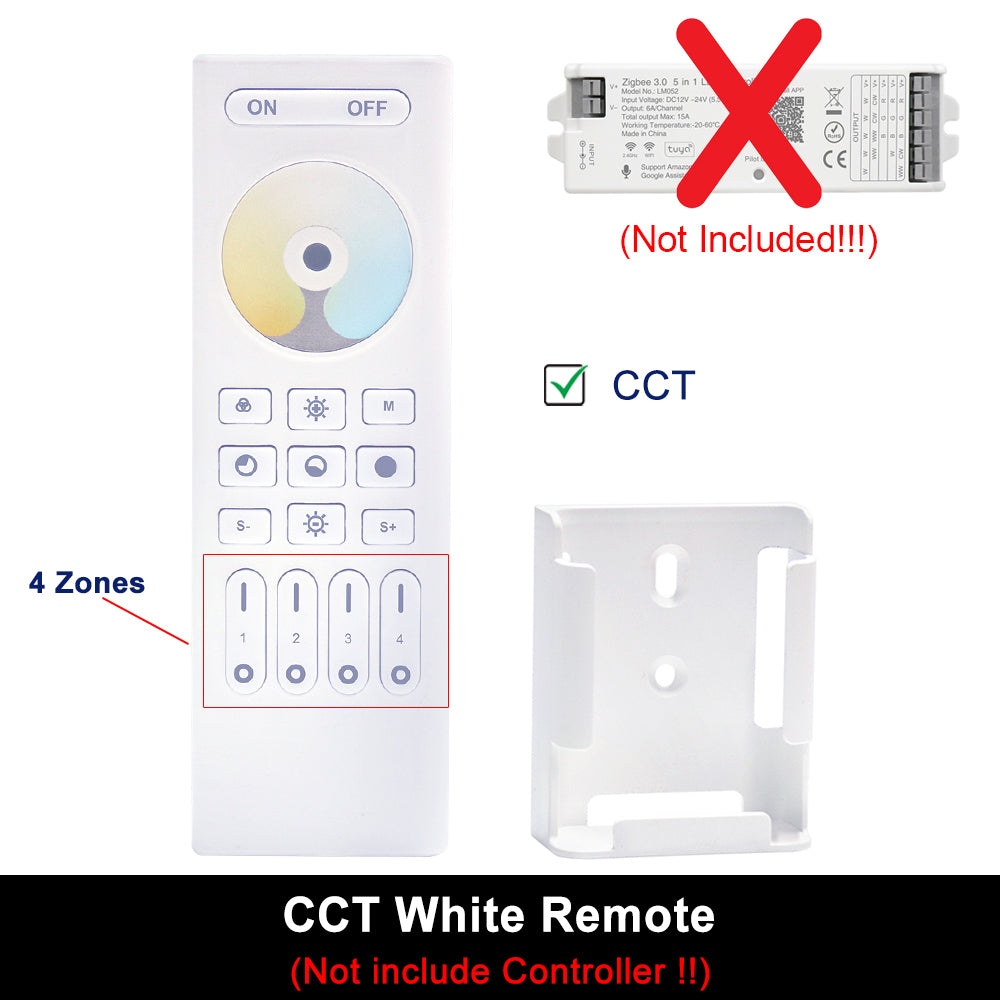 CCT tunable white LED controller white finish WiFi Bluetooth