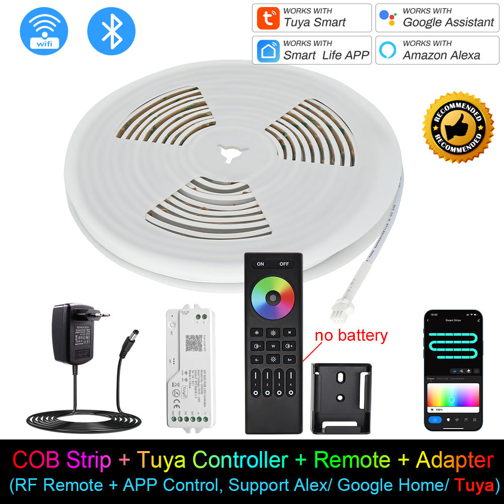 DR03 WiFi LED Controller with 2.4G Remote for Addressable RGB LED Strip