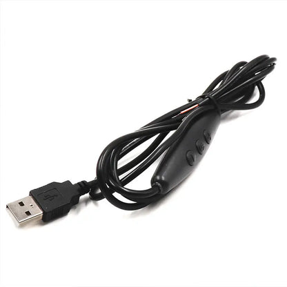 2pcs USB Dimmer 1.5m Wire Connector with Switch 4K Refresh Stepless Dimming for 5V LED Strip String Light USB Lamp No Strobe Flicker