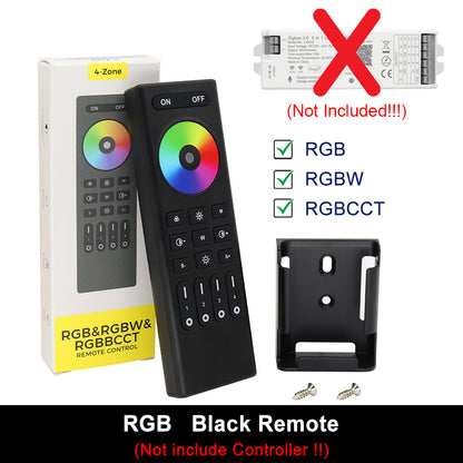 RGB LED controller black finish Tuya WiFi smart control