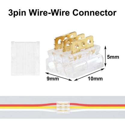 Wire to Wire Quick Connectors Kit 2Pin 3Pin 4Pin 5Pin 6Pin Universal 20-24AWG Cable Jointing Fast Cord Connector Tool-Free Plugs