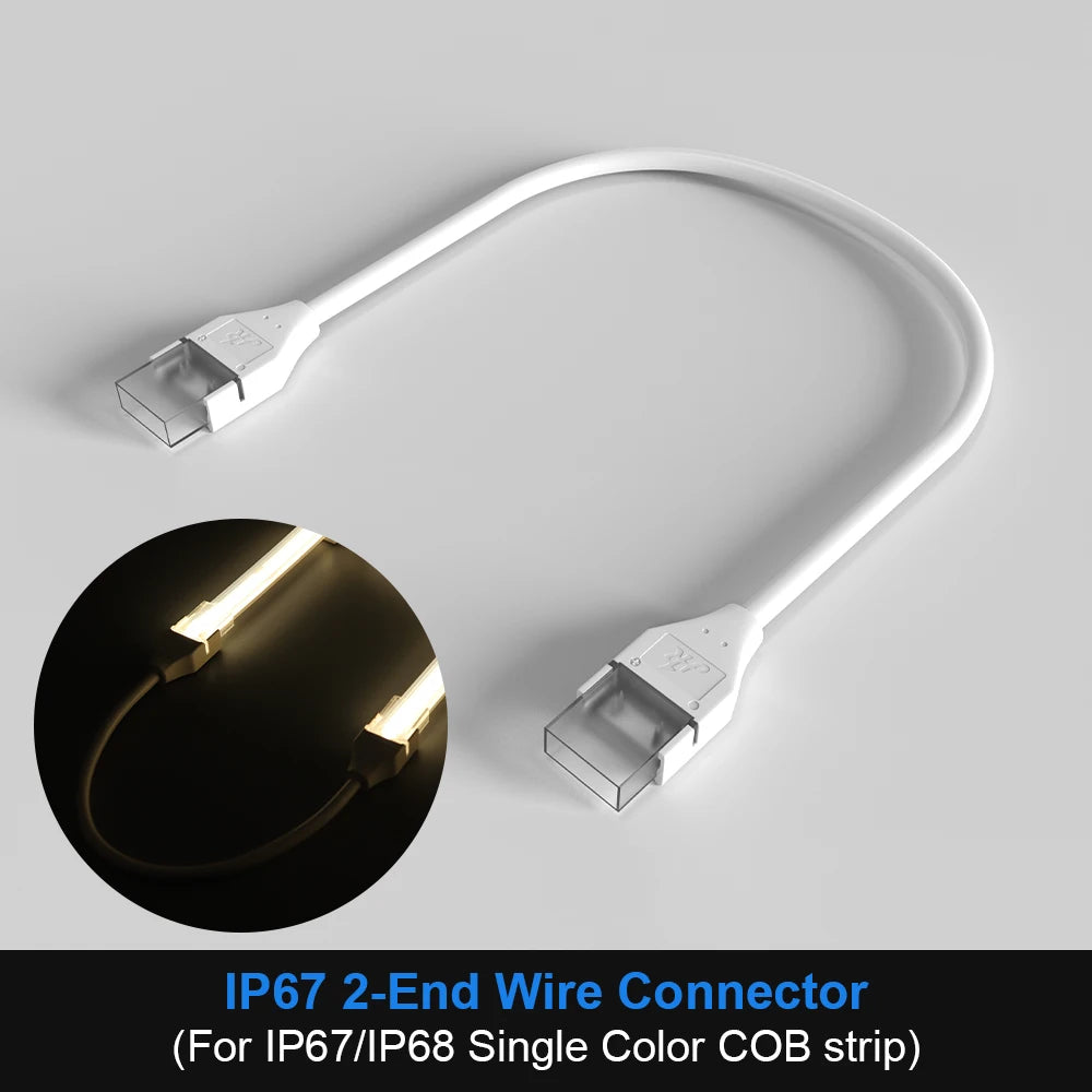 Smart Home Outdoor IP67 COB LED Strip Light Lighting System Setup