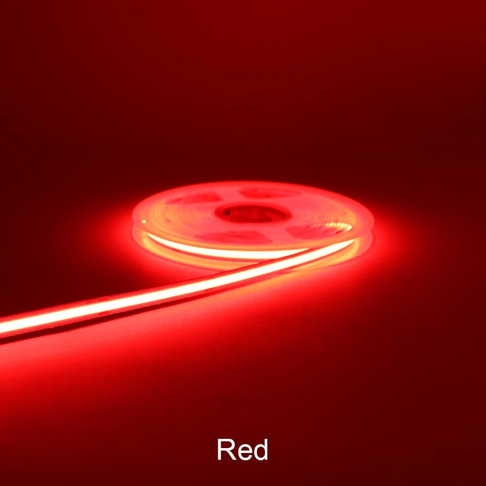 USB 5V COB LED Strip Light 5mm 10mm Dimmable Flexible Ribbon Light High Density LED Tape Light For TV Room Decoration