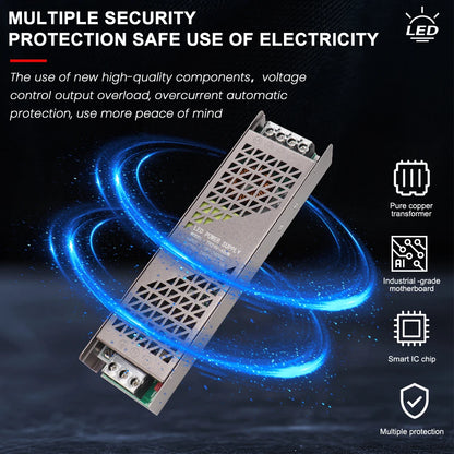 High Quality 12V 24V DC Power Supply 100W 200W 300W 400W Full Watt LED Transformer PSU for LED Strip Light 220V AC/DC Converter