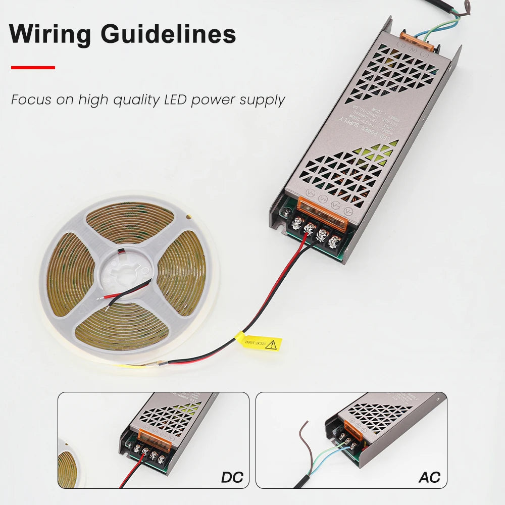 High Quality 12V 24V DC Power Supply 100W 200W 300W 400W Full Watt LED Transformer PSU for LED Strip Light 220V AC/DC Converter