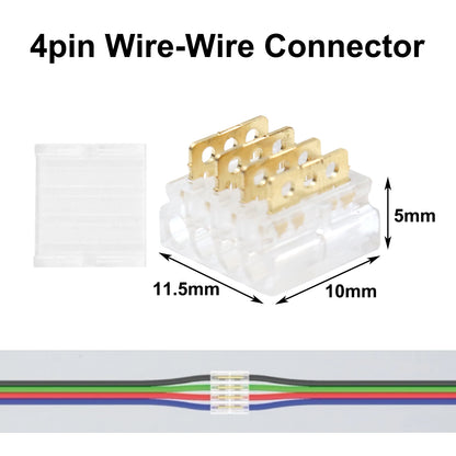 Wire to Wire Quick Connectors Kit 2Pin 3Pin 4Pin 5Pin 6Pin Universal 20-24AWG Cable Jointing Fast Cord Connector Tool-Free Plugs