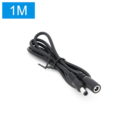 DC Connector Extension Cable Cordes 5.5x2.5mm 5.5x2.1mm Power Supply Extend Wire Plug Cable 10m 5m 3M 1m for LED Strip Lights