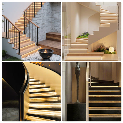 MALIIGAZA Zigbee Stair Light Kit Package Contents ¡§C Controller, Sensors, LED Strips