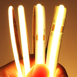 PWM COB LED Strip Light Dimmable 12V 24V Multiple Widths - MALIIGAZA