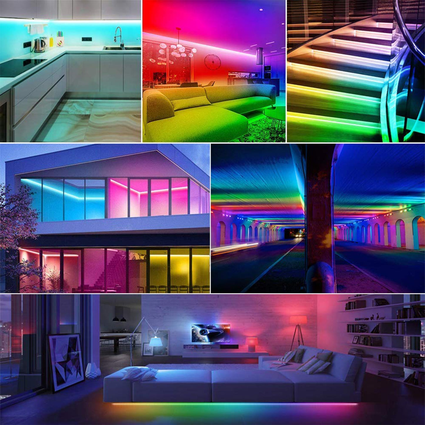 IP68 COB LED Strip Tape 720 LEDs/m Addressable RGB Waterproof Detail