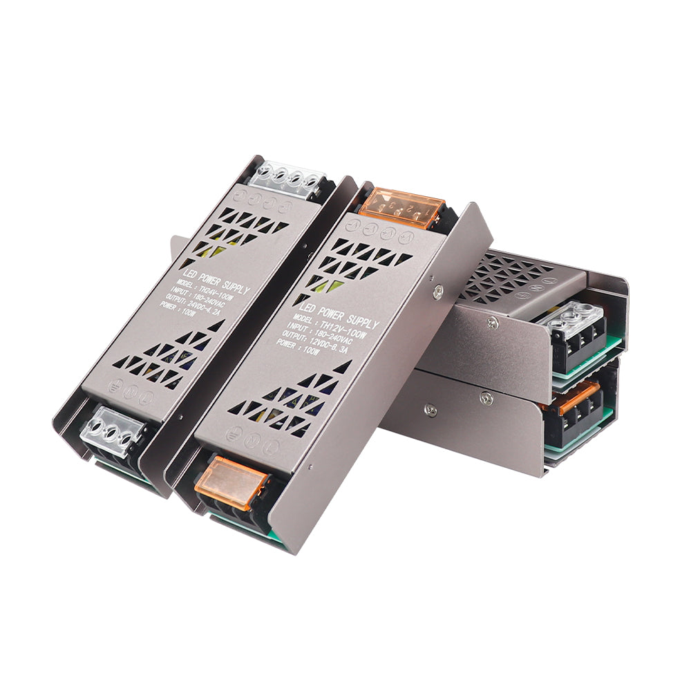 High Quality 12V 24V DC Power Supply 100W 200W 300W 400W Full Watt LED Transformer PSU for LED Strip Light 220V AC/DC Converter