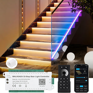 LED Stair Lighting System Motion Sensor Smart Control - MALIIGAZA