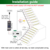 MALIIGAZA Smart Stair Light Main Line Installed Along Staircase Stringer ¡§C 35cm Node Spacing