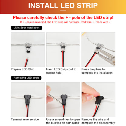 MALIIGAZA Intelligent Motion Sensor Stair Lighting Kit with Main Line COB LED Strip for Smart Indoor Stair Lights STEP-E1