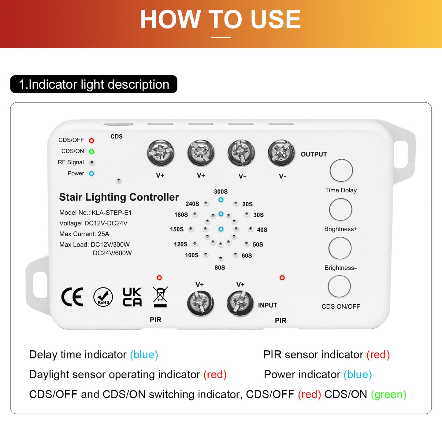 MALIIGAZA Intelligent Motion Sensor Stair Lighting Kit with Main Line COB LED Strip for Smart Indoor Stair Lights STEP-E1