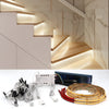 MALIIGAZA Intelligent Motion Sensor Stair Lighting Kit with Main Line COB LED Strip for Smart Indoor Stair Lights STEP-E1