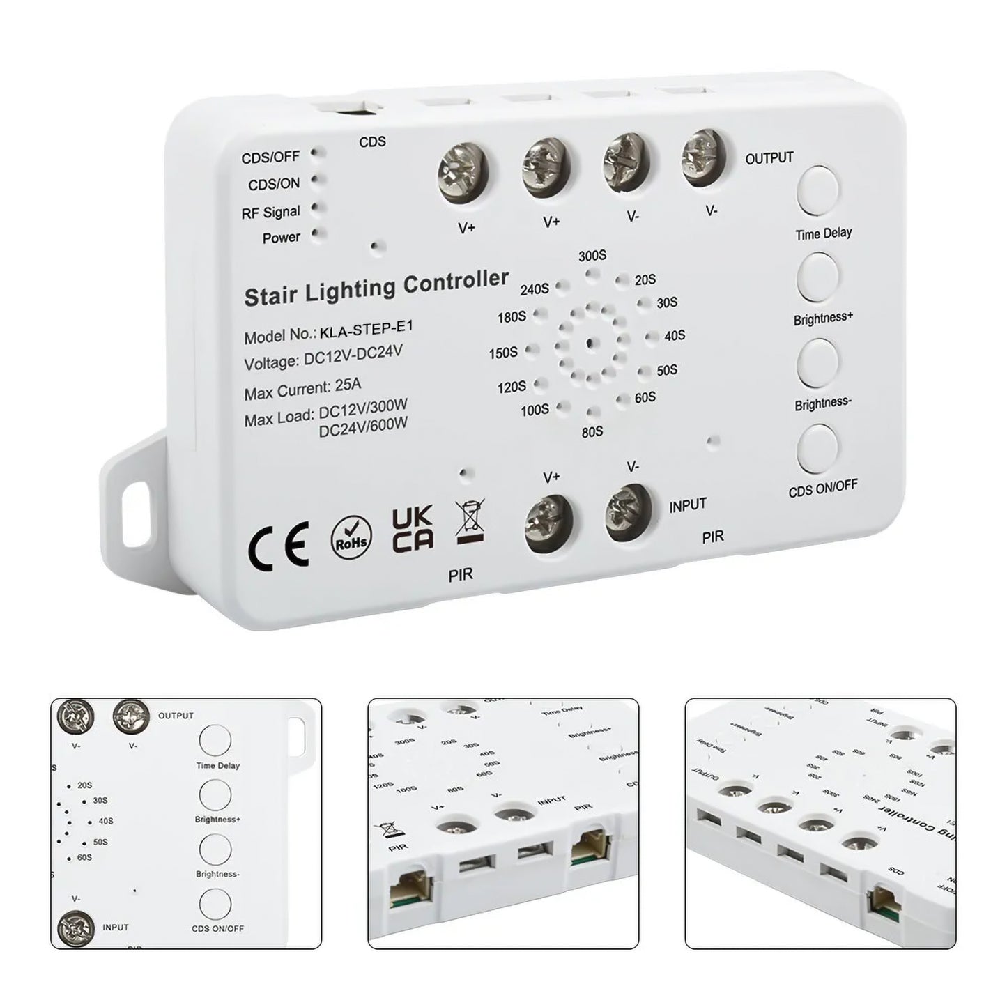 MALIIGAZA Intelligent Motion Sensor Stair Lighting Kit with Main Line COB LED Strip for Smart Indoor Stair Lights STEP-E1