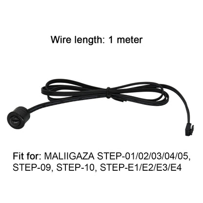 MALIIGAZA Replacement PIR Motion & Light Sensor Kit for Smart Stair Controllers | 1m Human Body Induction Detector & 5m PH3.0 3-Pin Extension Cable for STEP & PIXEL Series