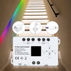 MALIIGAZA STEP-P3 Intelligent Motion Sensor Stair Light Kit | High CRI 90+ COB LED Step & Side Flow Handrail Lighting System | Plug and Play Main Line DIY Indoor Staircase Lighting (Copy)