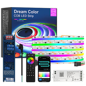 SPI RGB Dream Color LED Strip Kit Tuya WiFi Controller - MALIIGAZA