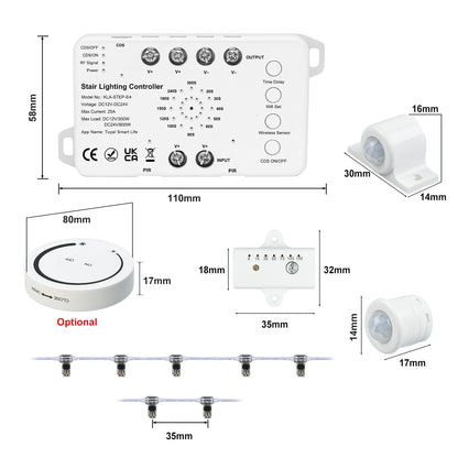 Tuya Smart App Control Interface for MALIIGAZA Stair Light System