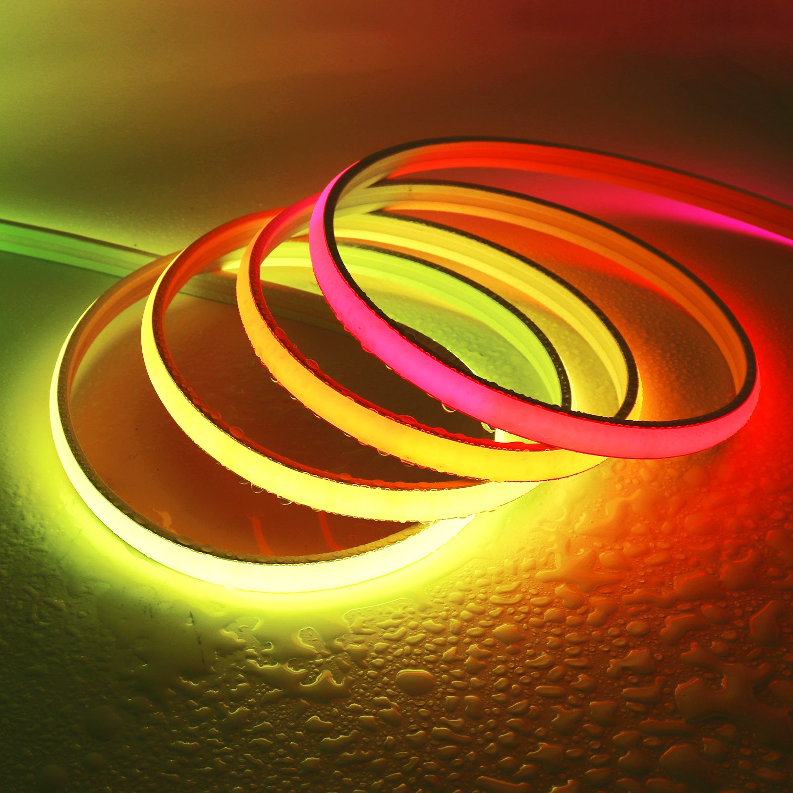 Waterproof SPI RGB COB LED Strip Roofline Park Decoration Lighting